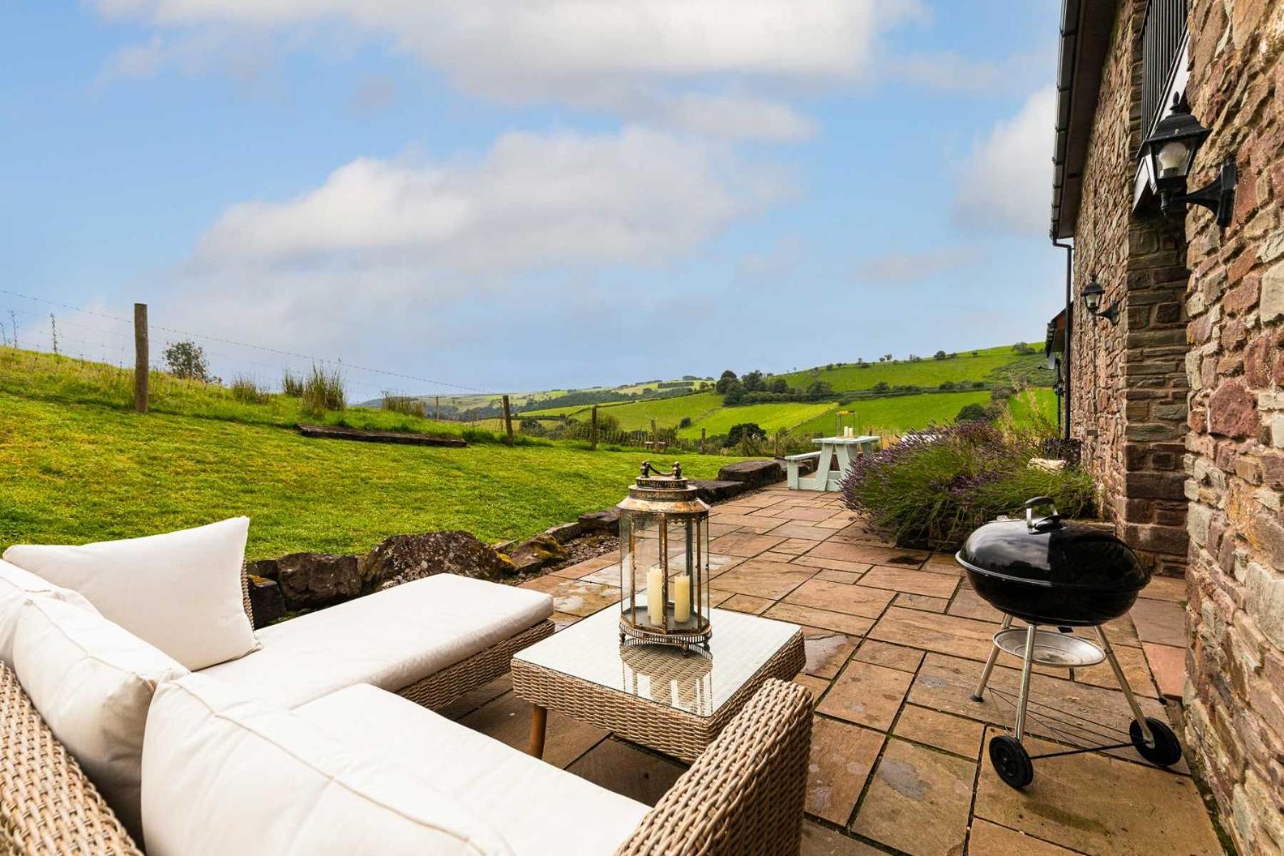 Hilltop View With Hot Tub Brecon Bagian luar foto